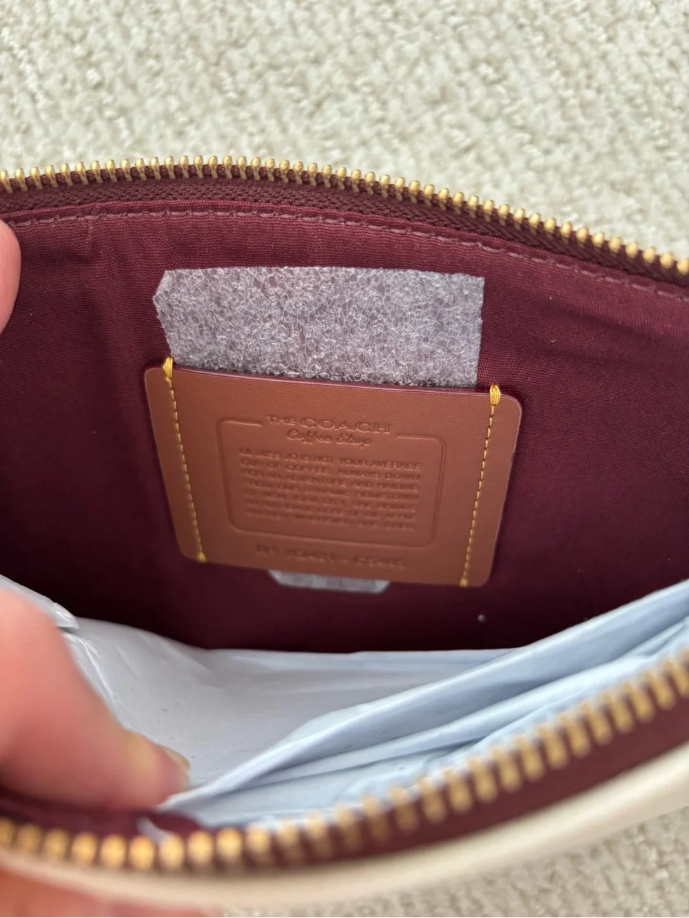 Coach Coffee Shop Pouch